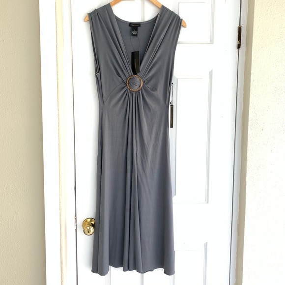 🆕 BCBG MaxAria Ash Sleeveless Jersey Maxi Dress - Picture 6 of 7